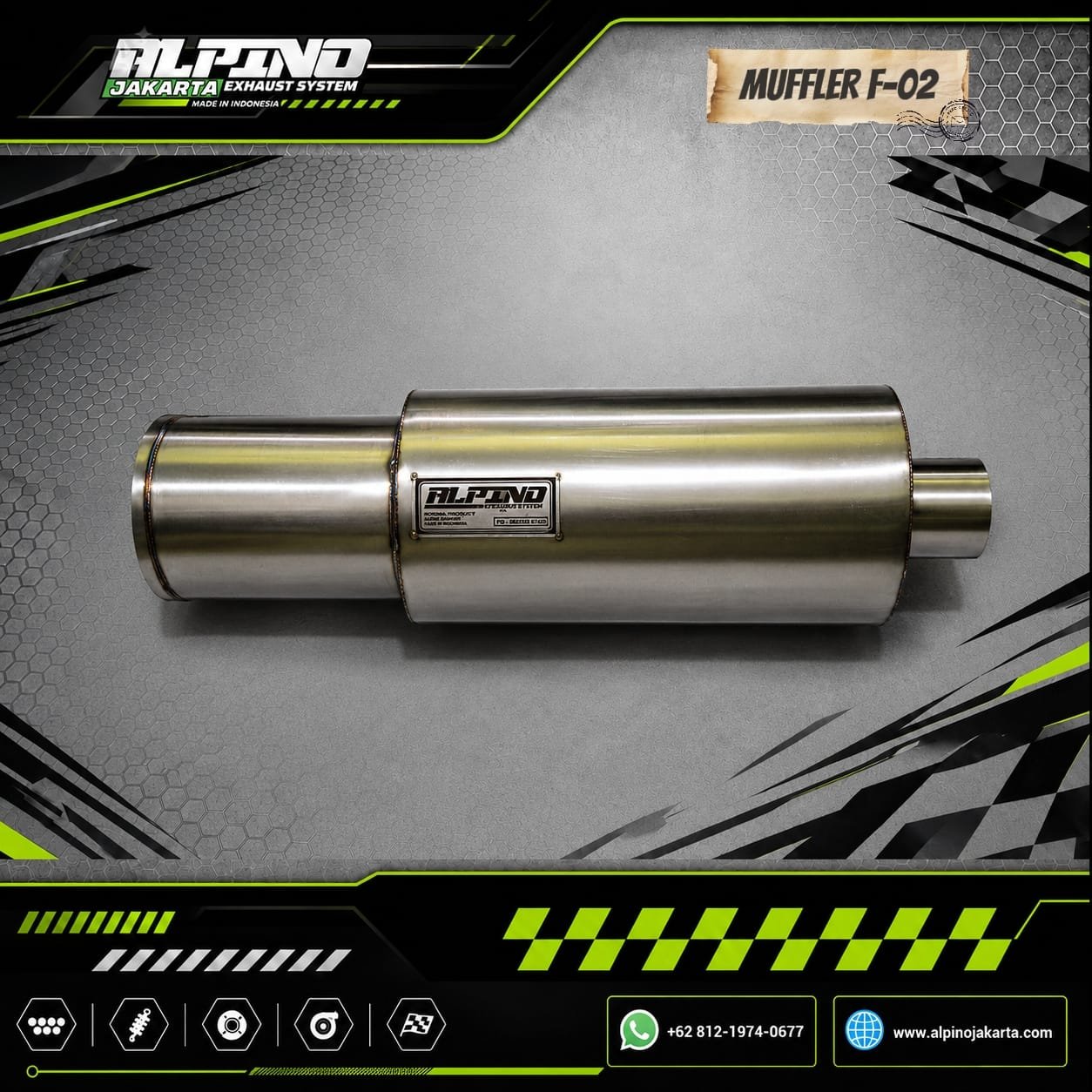 Knalpot Alpino F02V2